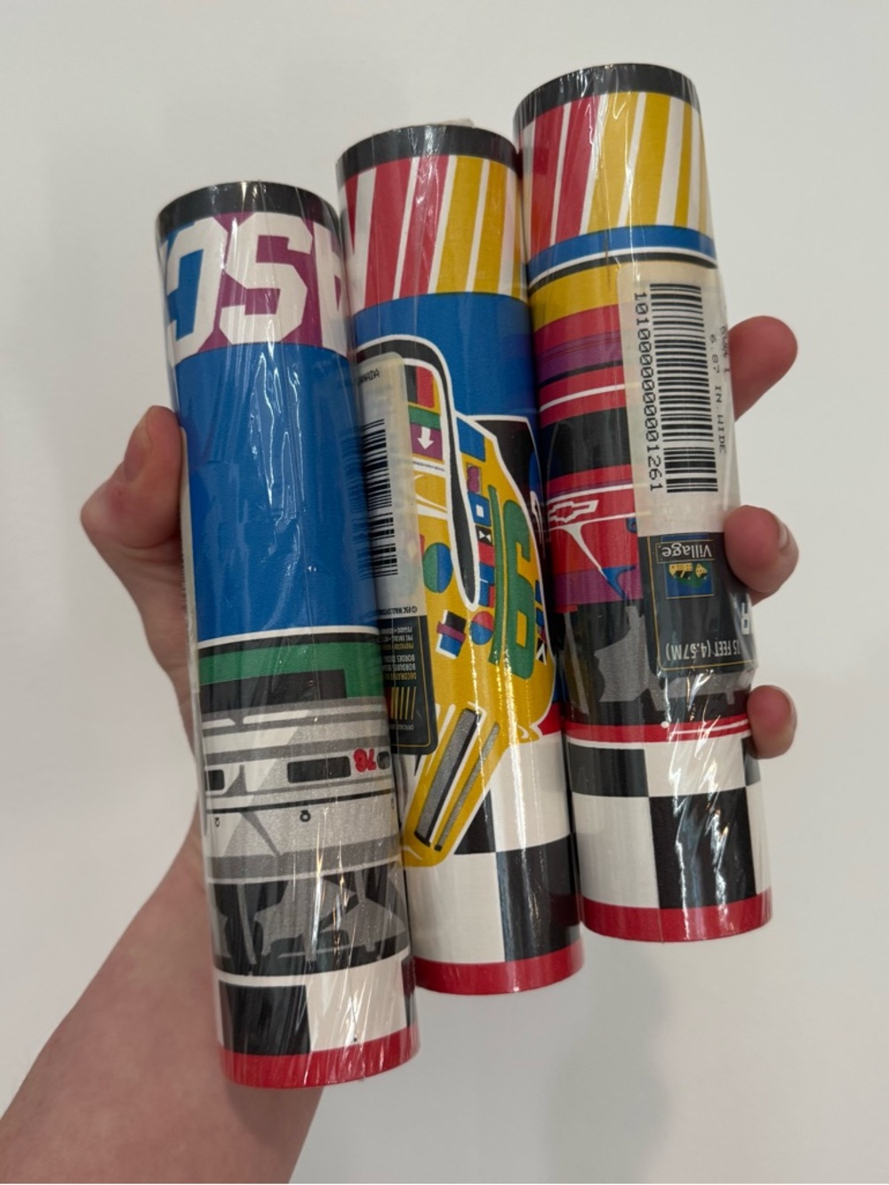 NIP Vintage NASCAR Racing Decorative Borders - Lot of 3